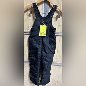 All In Motion Kids Black Snow Bibs Small